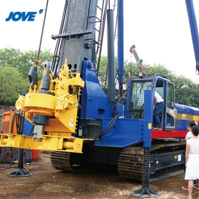 Rotating 360 crawler type hydraulic water well drilling machine