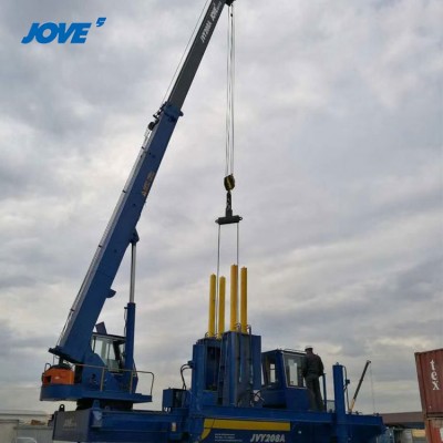 Screw sheet piling pile machine product