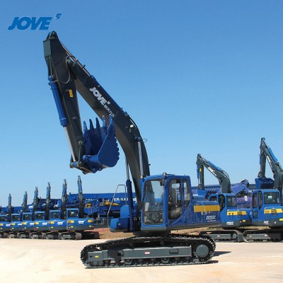 Hydraulic rotary grapple long boom excavator hot sale